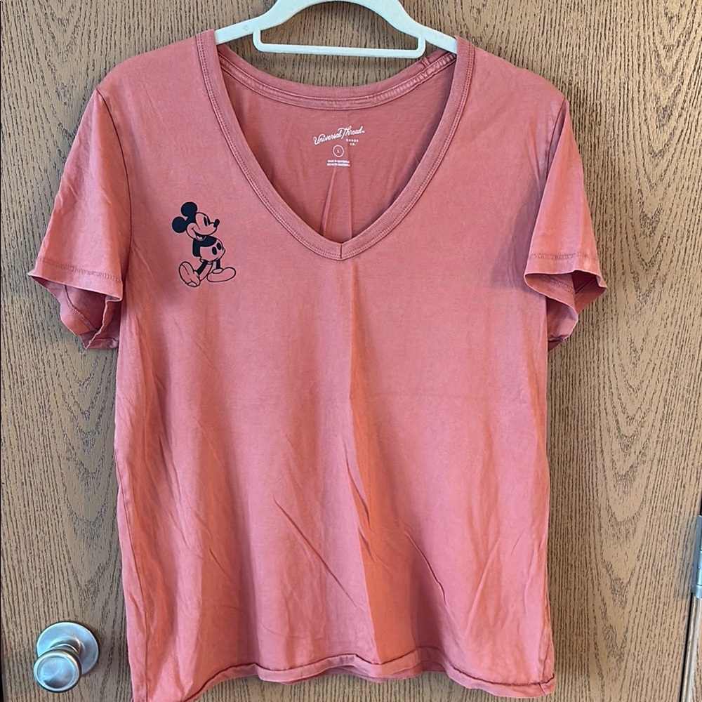Women's Mickey V-Neck Top—Size Large